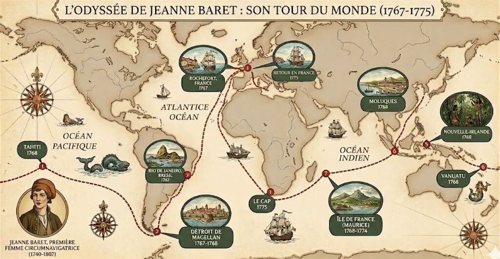 circumnavigation Jeanne Barret