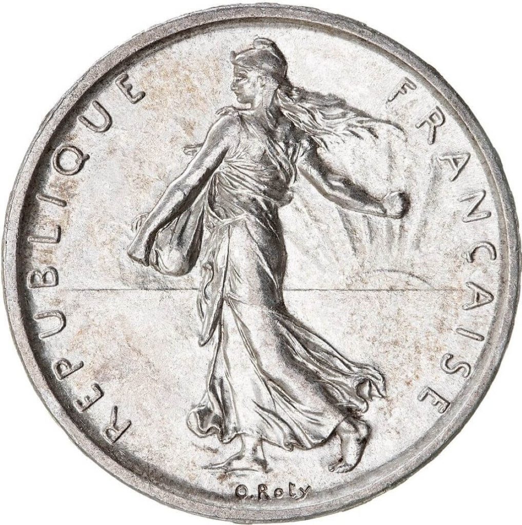 la Semeuse Oscar Roty 1896